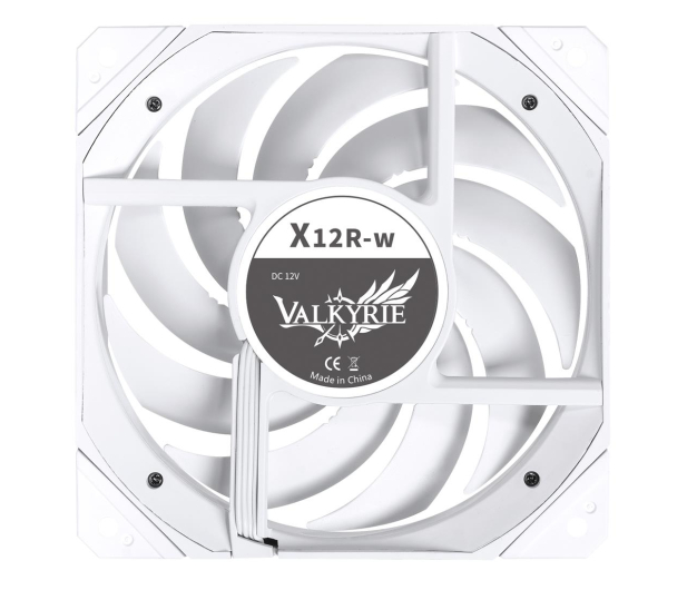 Valkyrie X12 White ARGB Fan Reverse 120mm - 1224685 - zdjęcie 5