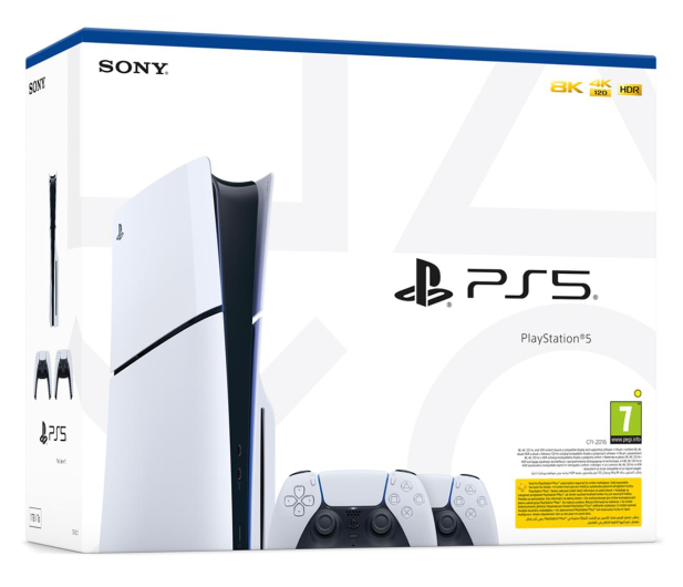 Sony PlayStation 5 D Chassis + DualSense White - 1210590 - zdjęcie