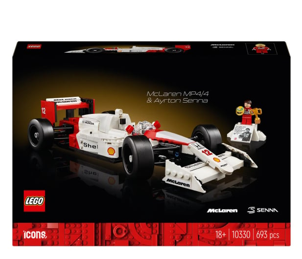 LEGO Icons 10330 McLaren MP4/4 i Ayrton Senna - 1220577 - zdjęcie