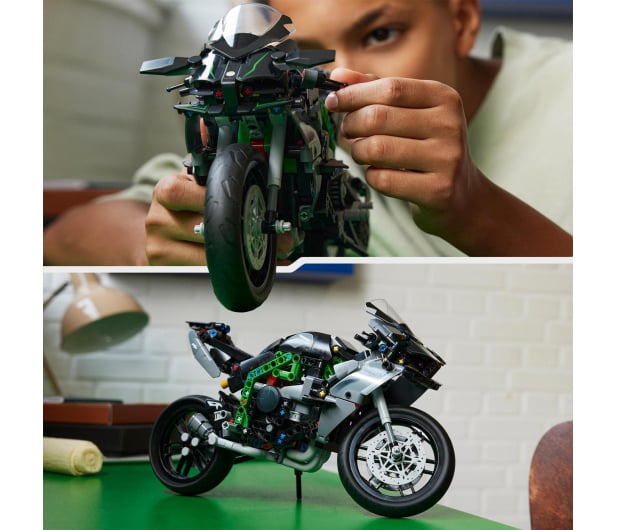 LEGO Technic 42170 Motocykl Kawasaki Ninja H2R - 1220584 - zdjęcie 5