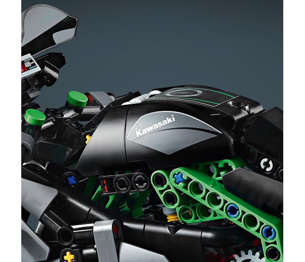 LEGO Technic 42170 Motocykl Kawasaki Ninja H2R - 1220584 - zdjęcie 9