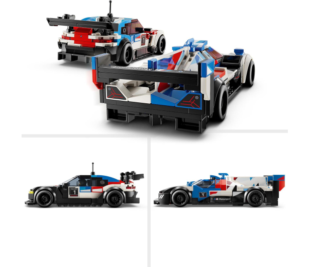 LEGO Speed Champions 76922 Samochody BMW M4 GT3 & BMW M Hybrid V8 - 1220618 - zdjęcie 4