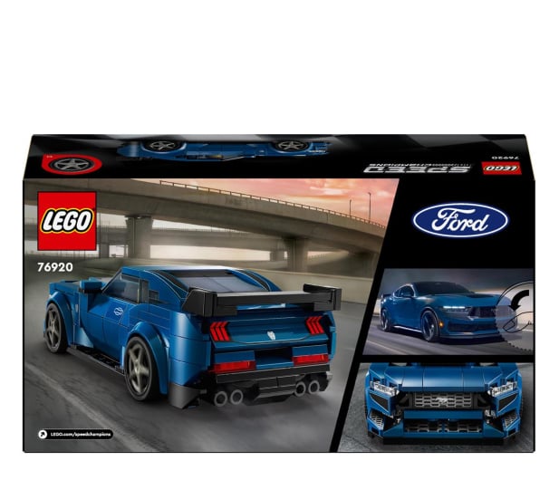 LEGO Speed Champions 76920 Sportowy Ford Mustang Dark Horse - 1220616 - zdjęcie 8