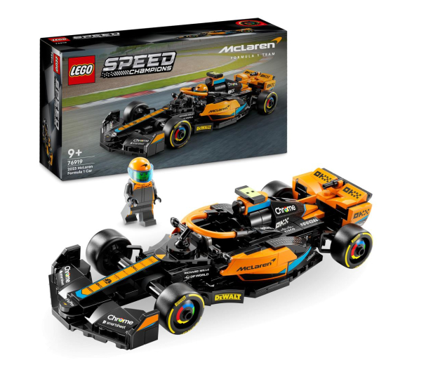 LEGO Speed Champions 76919 Samochód wyścigowy McLaren F1 2023 - 1220615 - zdjęcie 2