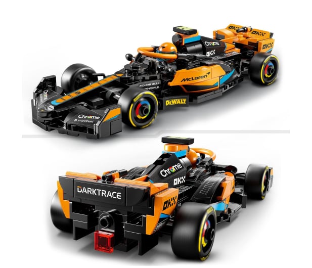 LEGO Speed Champions 76919 Samochód wyścigowy McLaren F1 2023 - 1220615 - zdjęcie 4