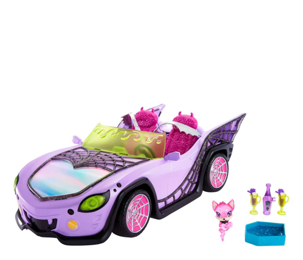 Mattel Monster High Fioletowy kabriolet - 1221099 - zdjęcie