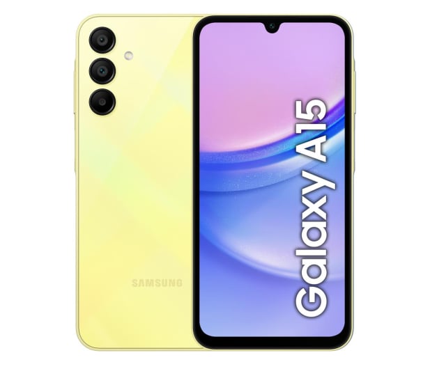 Samsung Galaxy A15 4/128GB Żółty - 1219679 - zdjęcie
