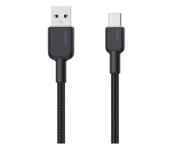 Aukey Kabel USB-A - USB-C 2.0 QC 60W 1m w oplocie - 1220113 - zdjęcie