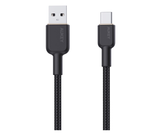 Aukey Kabel USB-A - USB-C 2.0 QC 60W 1,8m w oplocie - 1220115 - zdjęcie