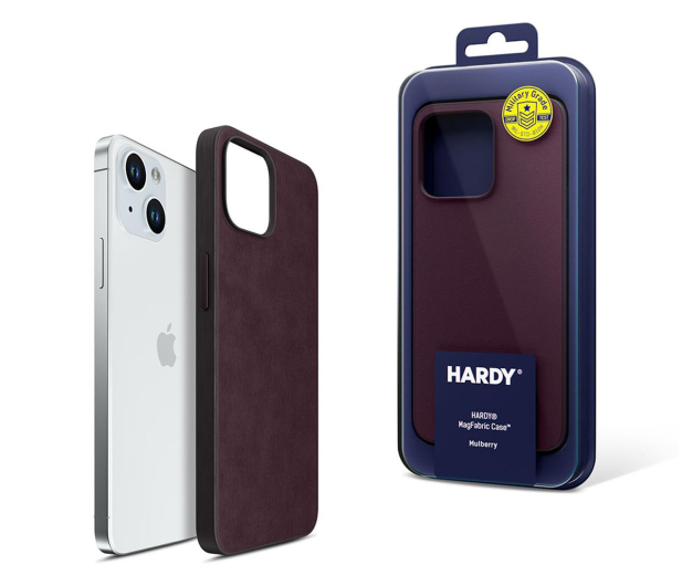 3mk HARDY MagFabric Case do iPhone 15 Plus mulberry - 1227940 - zdjęcie