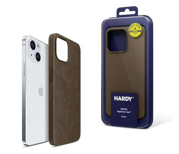 3mk HARDY MagFabric Case do iPhone 15 taupe - 1227929 - zdjęcie