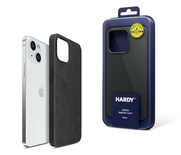 3mk HARDY MagFabric Case do iPhone 15 Plus black - 1227951 - zdjęcie