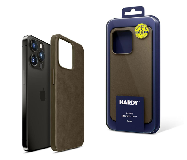 3mk HARDY MagFabric Case do iPhone 15 Pro Max taupe - 1227934 - zdjęcie