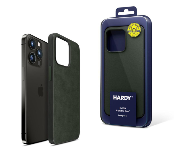 3mk HARDY MagFabric Case do iPhone 15 Pro evergreen - 1227946 - zdjęcie