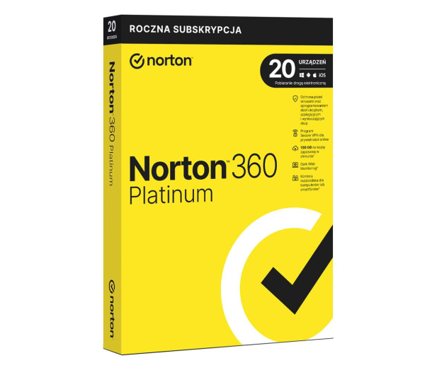 NortonLifeLock 360 Platinum 20st. (12m.) - 735435 - zdjęcie
