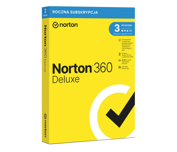 NortonLifeLock 360 Deluxe 3st. (12m.) - 546815 - zdjęcie