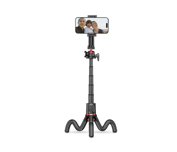 Tech-Protect L07S Selfie Stick Flexible Tripod Pilot Bluetooth max 53,7cm - 1228050 - zdjęcie 2