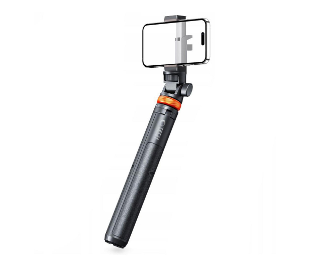 Tech-Protect L03S Selfie Stick Tripod Pilot Bluetooth (max 148cm) czarny - 1228044 - zdjęcie 2