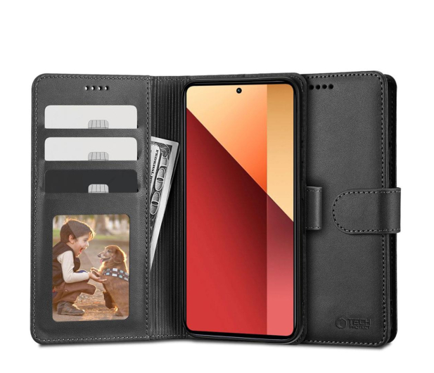 Tech-Protect Wallet do Xiaomi Redmi Note 13 Pro 4G / POCO M6 Pro 4G black - 1228029 - zdjęcie