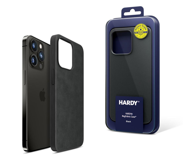 3mk HARDY MagFabric Case do iPhone 15 Pro black - 1227953 - zdjęcie