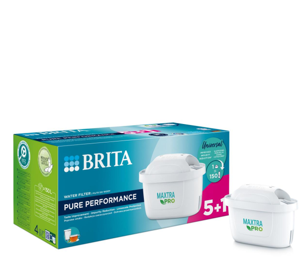 Brita Wkład filtrujący MAXTRA PRO Pure Performance 5+1 (6 szt.) - 1230606 - zdjęcie 3