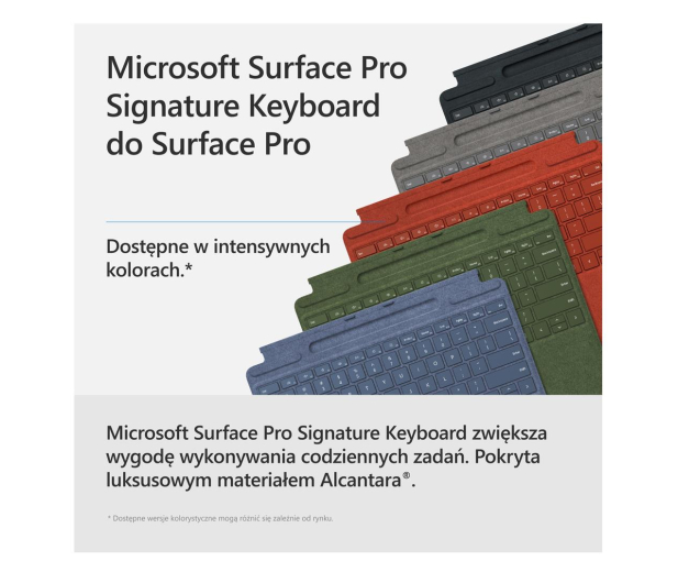 Microsoft Surface Signature Pro Keyboard Czarny - 1158738 - zdjęcie 2