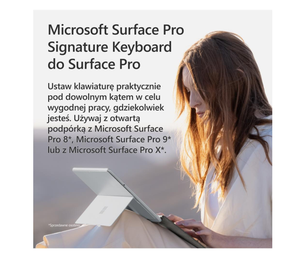 Microsoft Surface Signature Pro Keyboard Czarny - 1158738 - zdjęcie 3