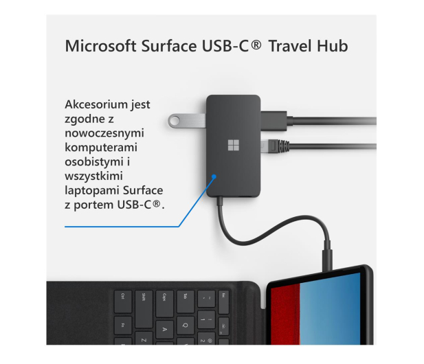 Microsoft USB-C Travel Hub - 1181556 - zdjęcie 5