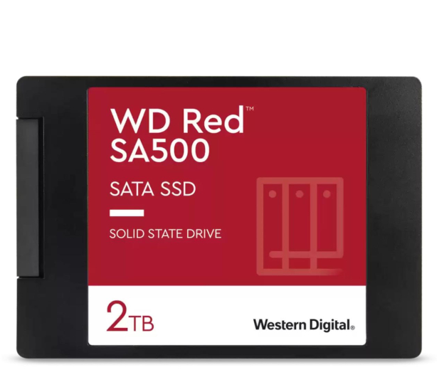 WD 2TB 2,5" SATA SSD Red SA500 - 1231475 - zdjęcie