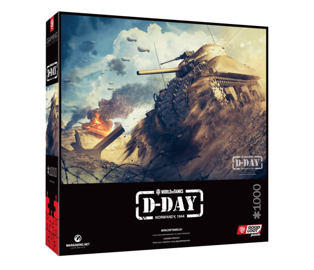 Merch World of Tanks D-Day Puzzles 1000 - 1232976 - zdjęcie 2