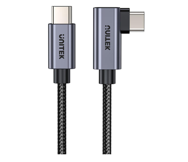 Unitek Kabel USB-C kątowy 90° PD 100W 5m - 1233986 - zdjęcie