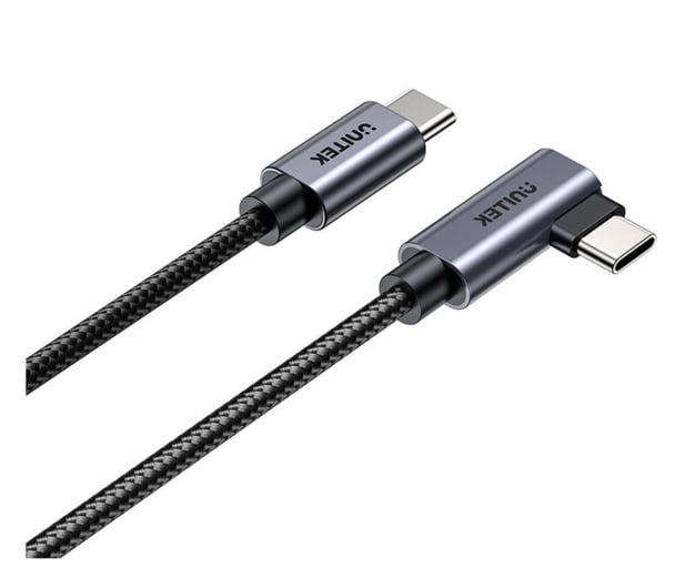 Unitek Kabel USB-C kątowy 90° PD 100W 3m - 1233985 - zdjęcie 2