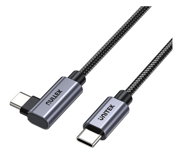 Unitek Kabel USB-C kątowy 90° PD 100W 3m - 1233985 - zdjęcie 3