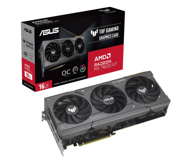 ASUS Radeon RX 7600 XT TUF Gaming OC 16 GB GDDR6 - 1226939 - zdjęcie