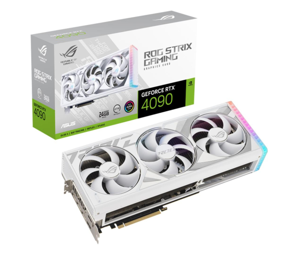 ASUS GeForce RTX 4090 ROG Strix Gaming White 24GB GDDR6X - 1226946 - zdjęcie