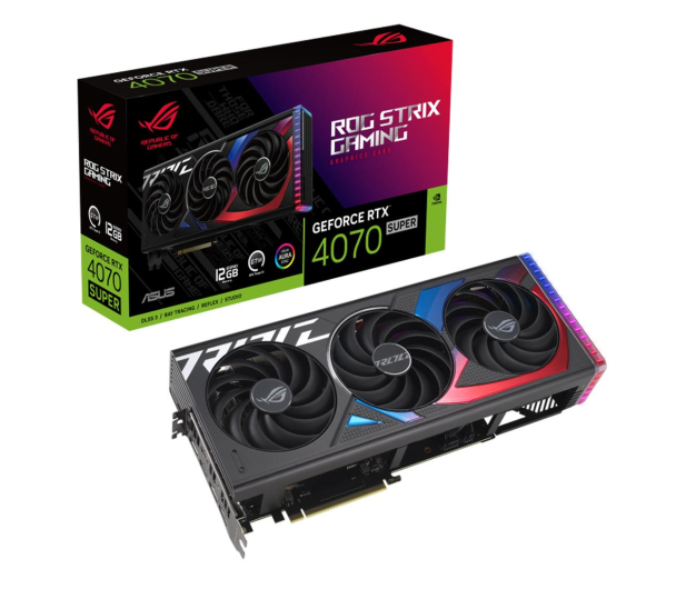 ASUS GeForce RTX 4070 SUPER ROG STRIX GAMING 12GB GDDR6X - 1226943 - zdjęcie
