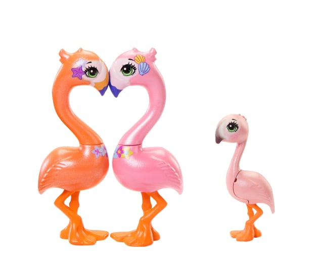 Mattel Enchantimals Rodzina flamingów Florinda Flamingo - 1223907 - zdjęcie 3