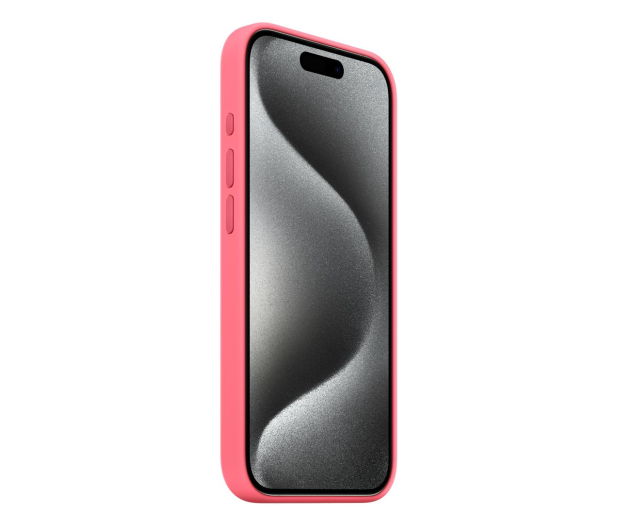 Apple Silikonowe etui z MagSafe iPhone 15 Pro Max różowy - 1228556 - zdjęcie 2