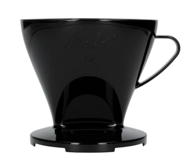 Melitta Plastikowy filtr do kawy 1x4 czarny - 1227647 - zdjęcie