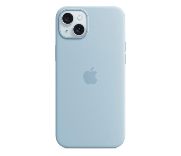 Apple Silikonowe etui z MagSafe iPhone 15 Plus jasnoniebieskie - 1228551 - zdjęcie