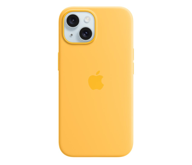 Apple Silikonowe etui z MagSafe iPhone 15 promienne - 1228545 - zdjęcie