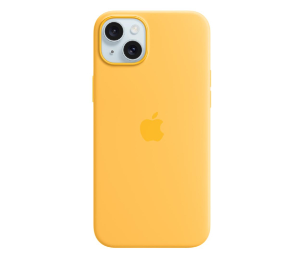 Apple Silikonowe etui z MagSafe iPhone 15 Plus promienne - 1228549 - zdjęcie