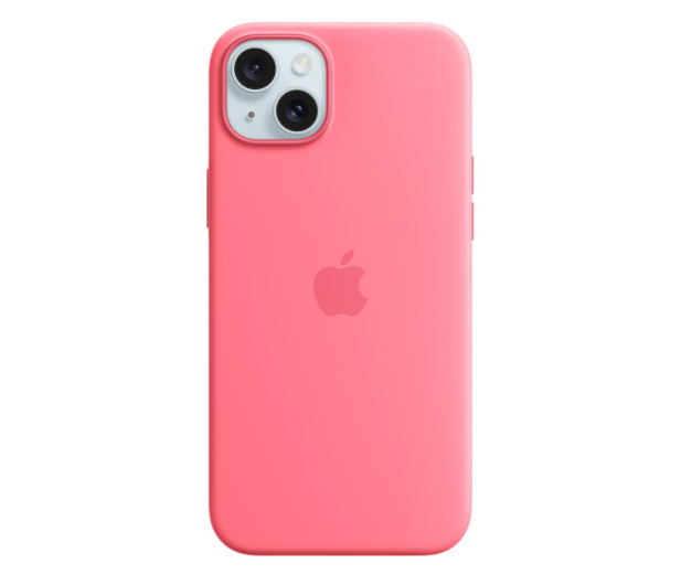 Apple Silikonowe etui z MagSafe iPhone 15 Plus różowy - 1228548 - zdjęcie