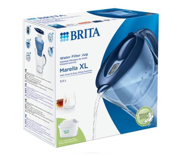 Brita Dzbanek filtrujący MARELLA XL niebieski 3,5L MAXTRA PRO Pure - 1239753 - zdjęcie 4