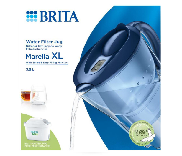 Brita Dzbanek filtrujący MARELLA XL niebieski 3,5L MAXTRA PRO Pure - 1239753 - zdjęcie 5