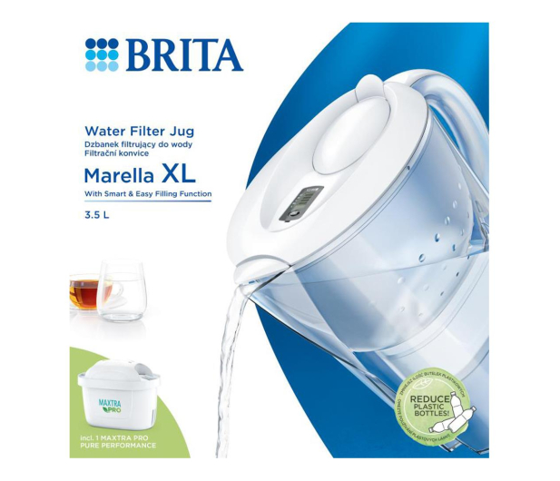 Brita Dzbanek filtrujący MARELLA XL biały 3,5L MAXTRA PRO Pure - 1239752 - zdjęcie 4