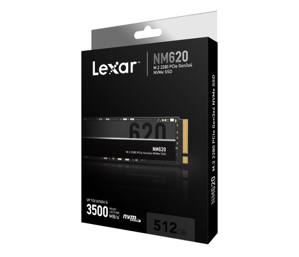 Lexar 512GB M.2 PCIe NVMe NM620 - 621623 - zdjęcie 6