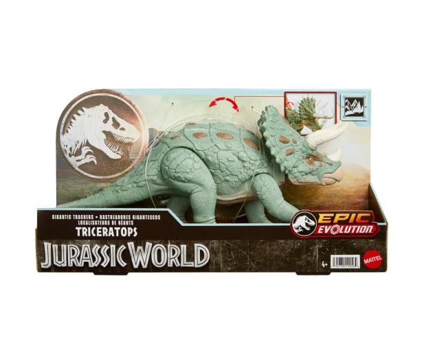Mattel Jurassic World Gigantyczny tropiciel Triceratops - 1230478 - zdjęcie 2