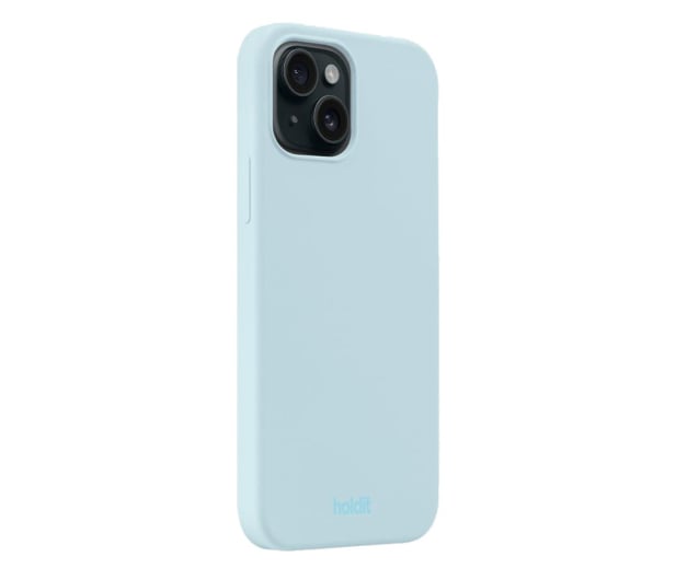Holdit Silicone Case iPhone 15 Mineral Blue - 1235987 - zdjęcie 2