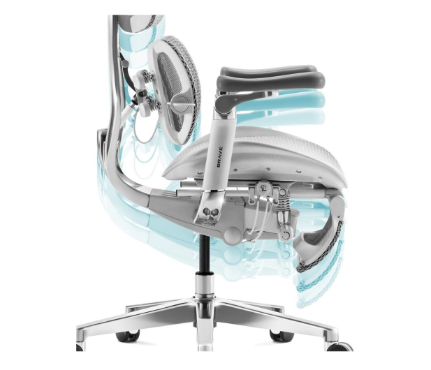 Diablo Chairs Brave V-Kinetic Szary - 1236186 - zdjęcie 7